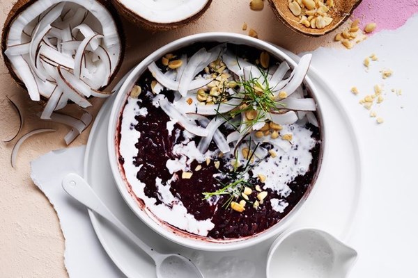 Ginger & coconut sticky rice