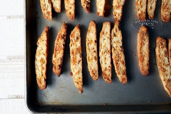 Ginger almond biscotti