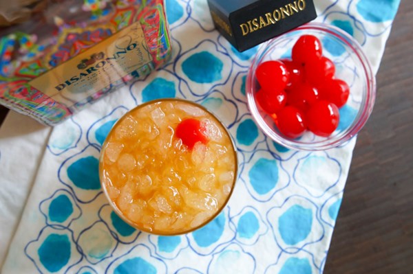 Ginger Amaretto sours