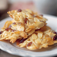 Ginger and almond Florentines 