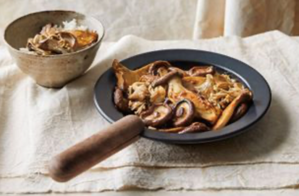 Ginger and garlic mushrooms