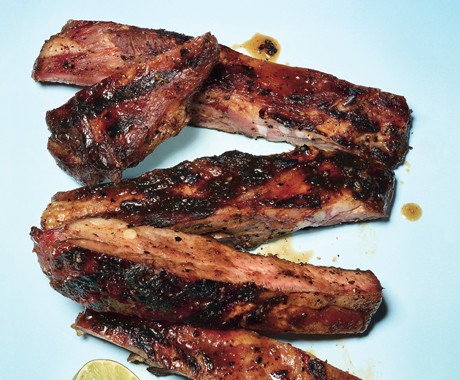 Ginger and honey baby back ribs