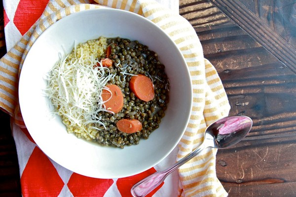 Ginger and lentil soup