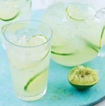 Ginger and lime drink