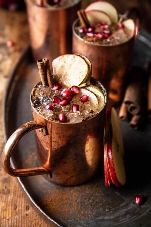 Ginger apple Moscow mule