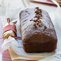 Ginger bread with maple-brandy butter