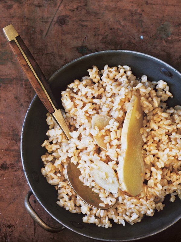 Ginger brown rice