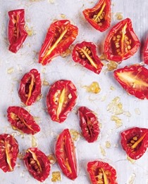 Ginger-candied tomatoes