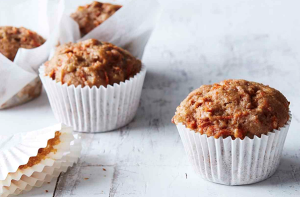 Ginger carrot muffins