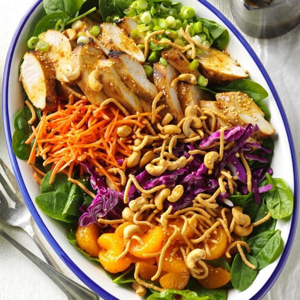 Ginger-cashew chicken salad