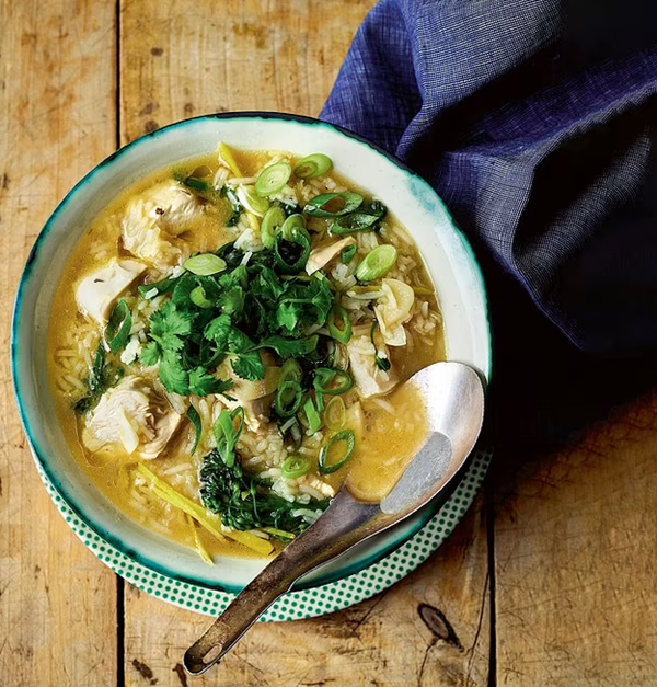Ginger chicken rice bowl