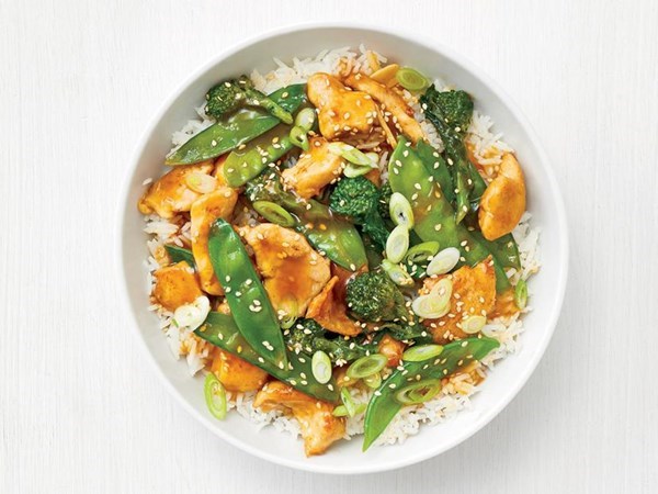 Ginger chicken stir-fry