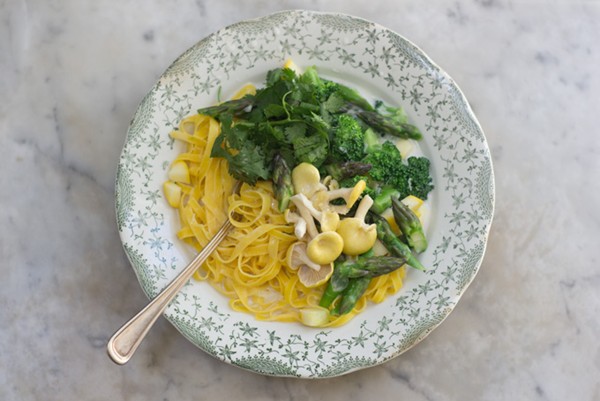 Ginger coconut milk soup
