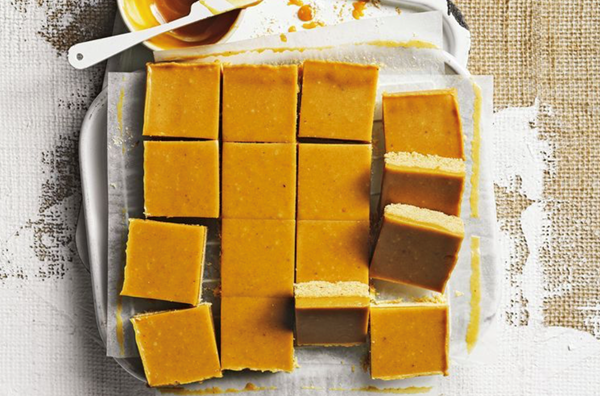 Ginger crunch slice