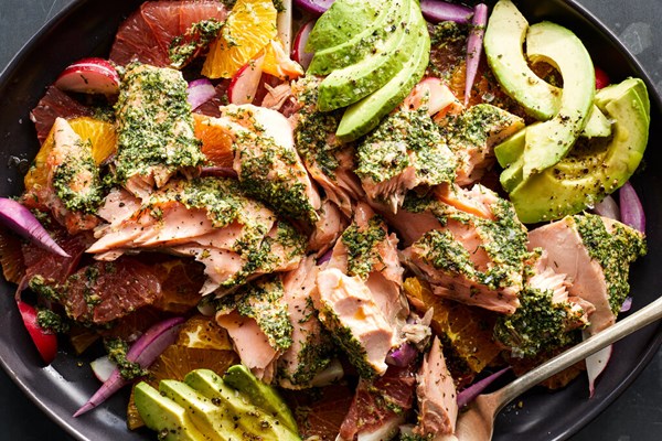 Ginger-dill salmon [Ali Slagle]