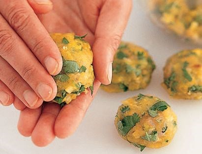 Ginger fishballs in tomato and preserved lemon sauce