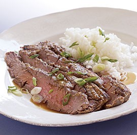 Ginger flank steak