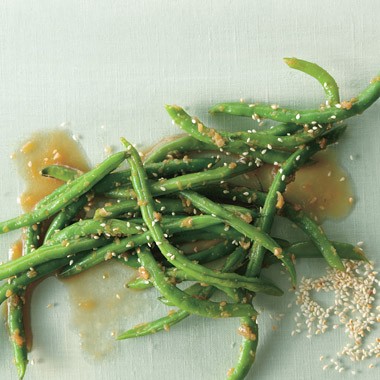 Ginger garlic green beans