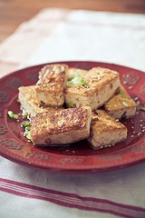 Ginger-garlic tofu