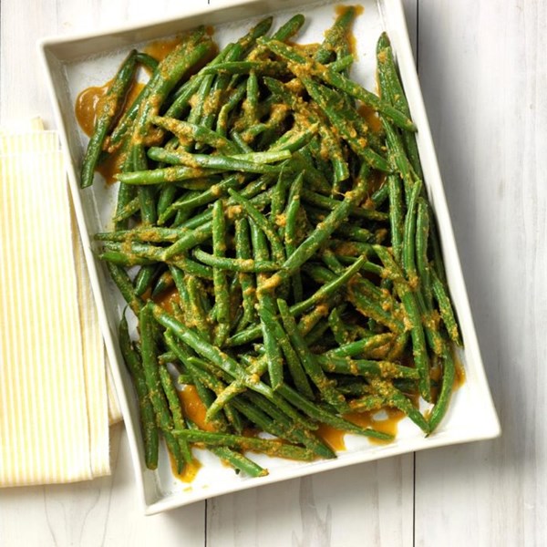 Ginger green beans