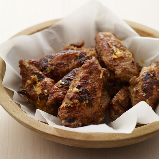 Ginger-honey hot wings