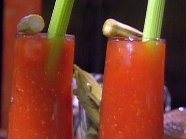 Ginger horseradish bloody Mary