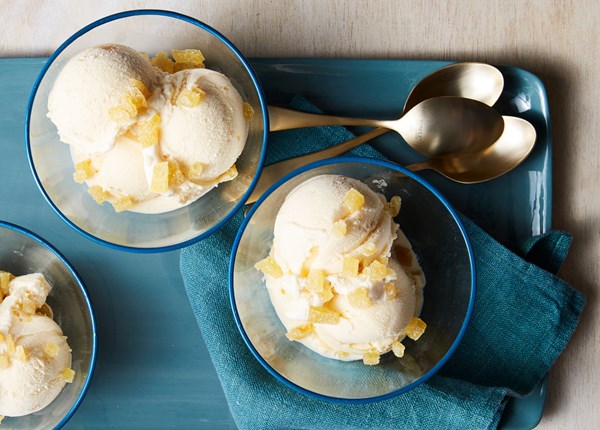 Ginger ice cream