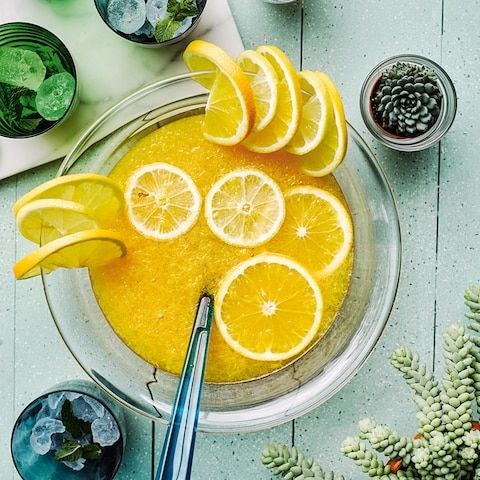 Ginger iced tea