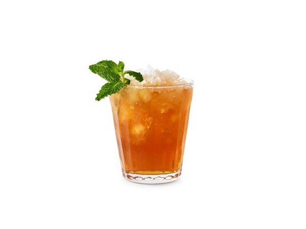 Ginger iced tea julep