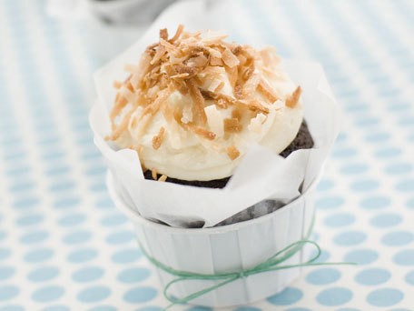 Ginger island cupcakes