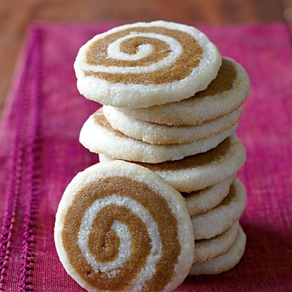 Ginger-lemon pinwheel cookies