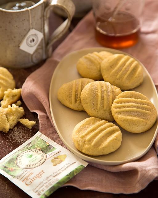 Ginger lemon tea cookie