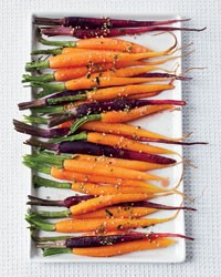 Ginger-lime baby carrots
