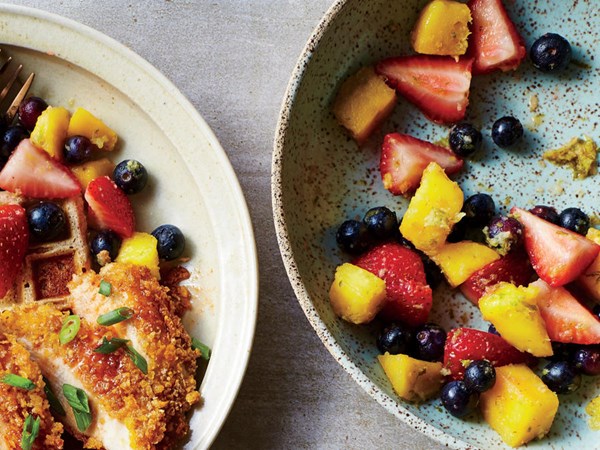 Ginger-lime fruit salad