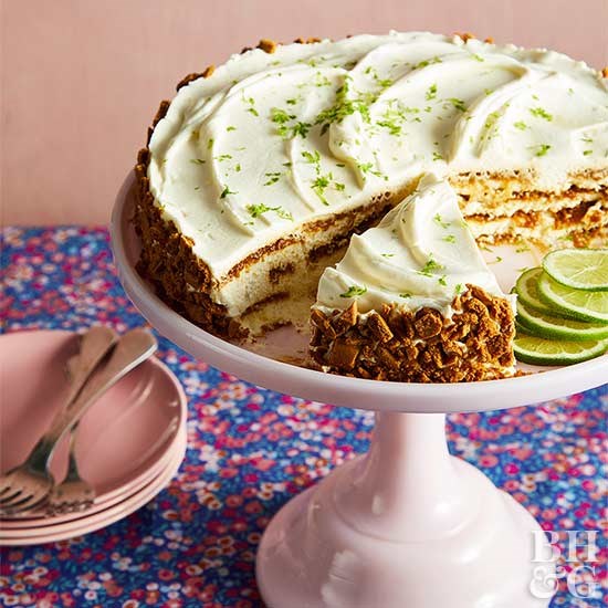 Ginger-lime icebox cake