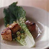 Ginger-marinated salmon