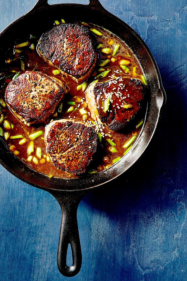 Ginger-miso beef