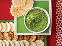 Ginger-miso sweet pea spread