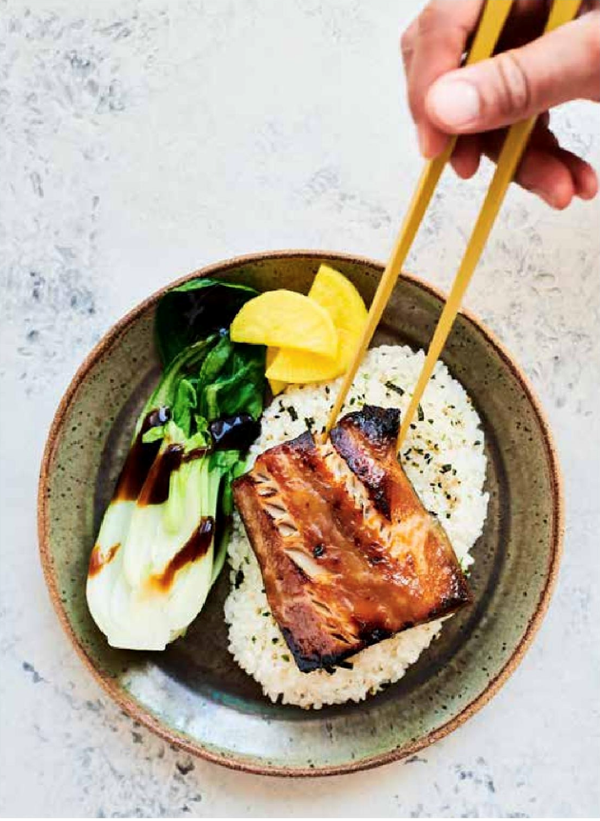 Ginger misoyaki butterfish