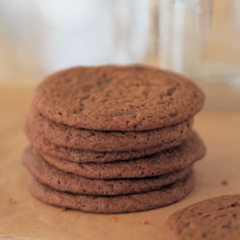 Ginger-molasses cookies