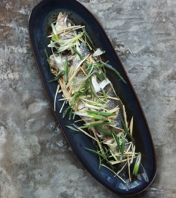 Ginger-onion whole steamed fish
