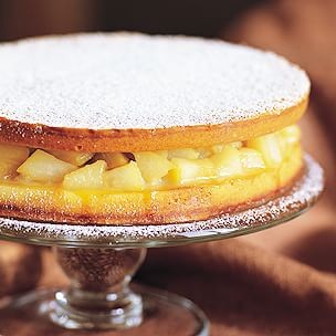 Ginger-pear torte