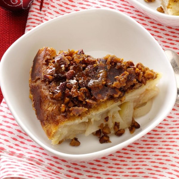 Ginger-pear upside-down pie