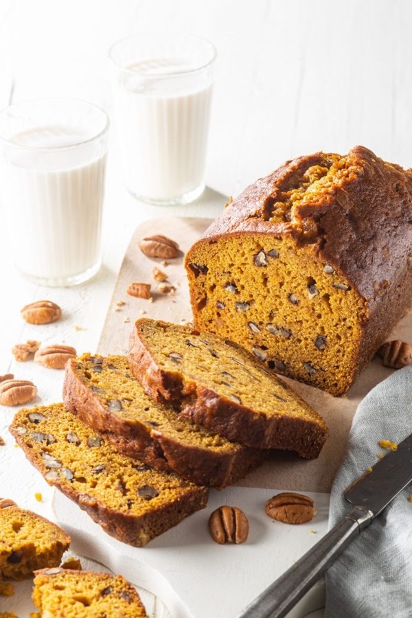 Ginger pecan pumpkin bread