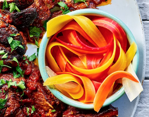 Ginger pickled carrots