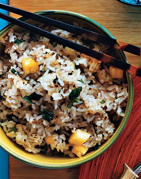 Ginger pineapple fried rice