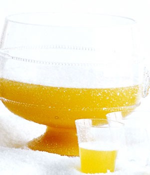 Ginger pineapple sparkling punch