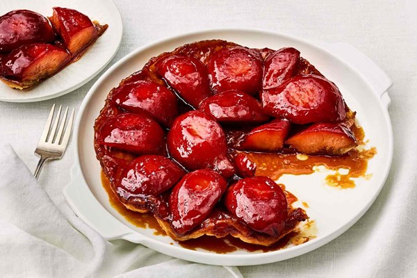 Ginger-poached quince tarte Tatin