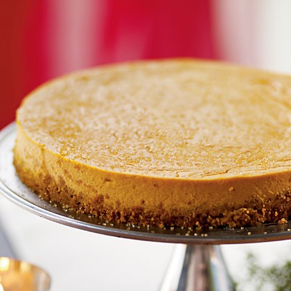 Ginger pumpkin cheesecake