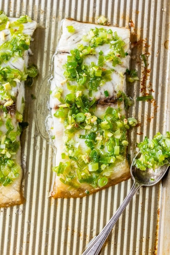 Ginger scallion fish